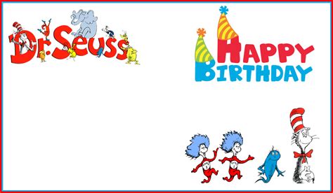 Dr Seuss Free Printable Invitation Templates