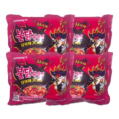 Корейская Острая лапша быстрого приготовления со вкусом курицы хSpicy Hot Chicken Flavor Ramen