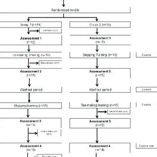 Consort Diagram Showing The Flow Of Participants Through The Study