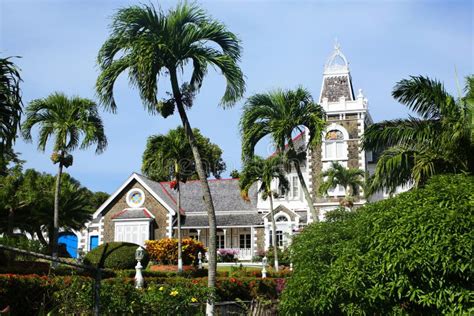 Government House Morne Fortune Castries Saint Lucia Stock Photo