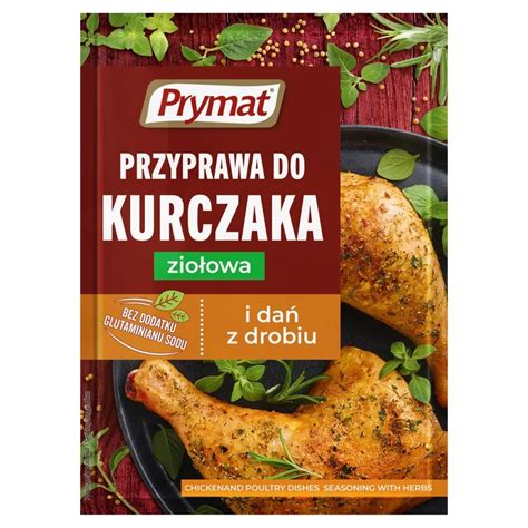 Prymat Przyprawa Do Kurczaka I Da Z Drobiu Zio Owa G Zakupy