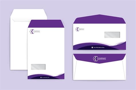 Premium Vector Modern Corporate Luxury Envelope Template