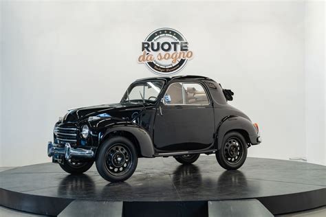 1952 Fiat 500 Topolino Trasformabile Oldtimer Automobilen Ruote Da