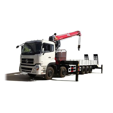 China 10x4 Truck Mounted Crane With 20 Tons Telescoping Boom Crane