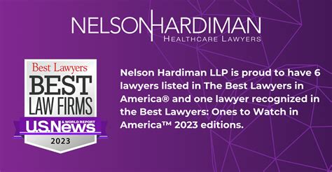 Nelson Hardiman Healthcare Lawyers Best Lawyers In America 2023