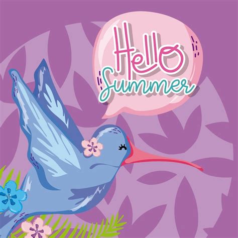 Premium Vector Hello Summer Cartoons