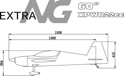 EXTREMEFLIGHT RC Extra NG 60 Blau Weiss ARF Jeux Et Jouets Extreme