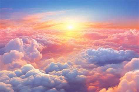 Amazing beautiful sky with clouds | Premium AI-generated image