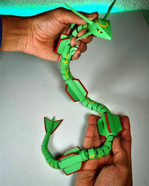 Impress O D Rayquaza Articulado Drag N Pokemon Flexiblecults