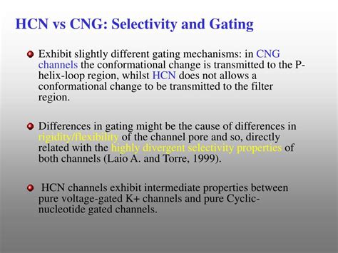 PPT Structural Predictions Of HCN CNG Ion Channels Insights On