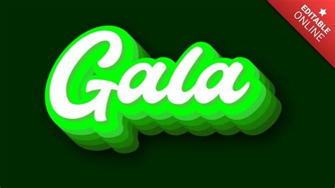 Gala | Генератор текстовых эффектов