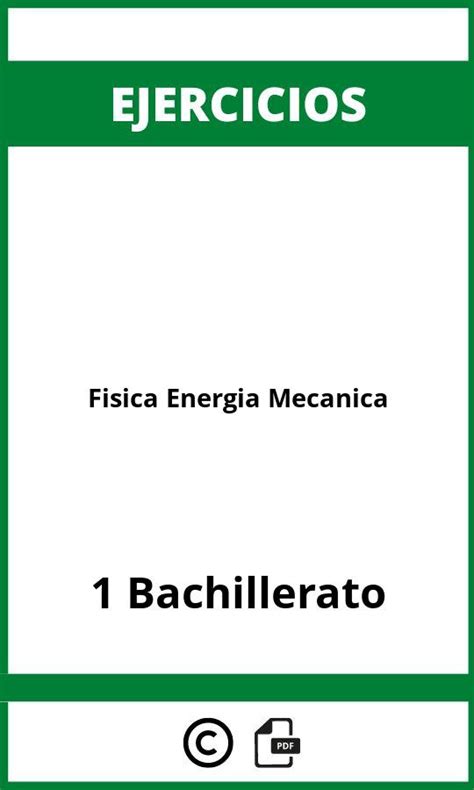 Ejercicios Fisica Energia Mecanica Bachillerato Pdf Hot Sex Picture