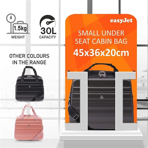 EasyJet 45x36x20 56x45x25 Max Large Cabin Hand Luggage Suitcase