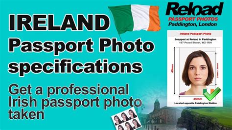 Your Irish Eire Passport Visa Photos Snapped And Printed In London