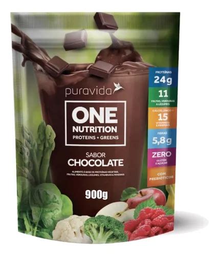 One Vegan Nutrition G Chocolate Puravida Puravida Mercadolivre