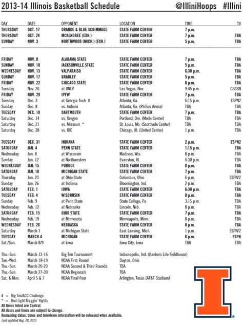 Illini Men'S Basketball Schedule 2024 - tally beitris