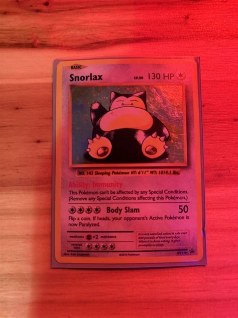 Snorlax XY179 Pokémon TCG XY Promo Black Star Promos Ultra Rare