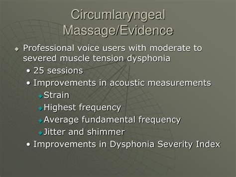 Ppt Practical Strategies For Treatment Of Common Voice Disorders