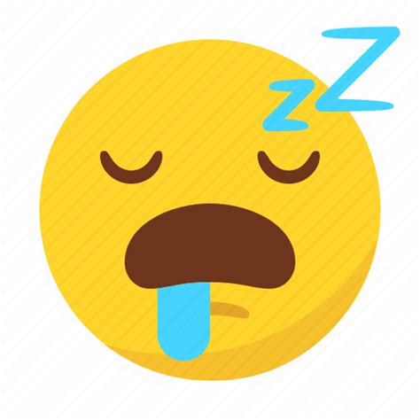 Emoji, emoticon, sleep, sleeping, tired icon - Download on Iconfinder