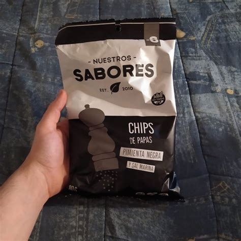 Nuestros Sabores Chips De Papas Pimienta Y Sal Marina Review Abillion