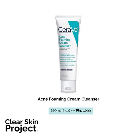 CeraVe Acne Foaming Cream Cleanser – ClearSkinProject