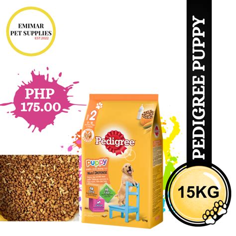 Pedigree Puppy 1kg Repacked Chicken Egg And Milk Flavor 15kg Lazada Ph