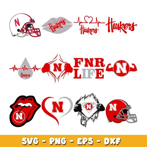 Nebraska Cornhuskers ncca Bundle svg, Nebraska Cornhuskers logo svg, n ...