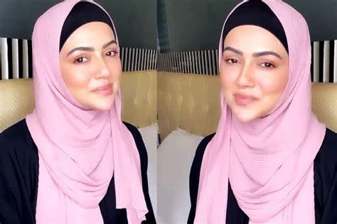 Sana Khan Bollywood Star Reveals Why She Donned Hijab After Hajj