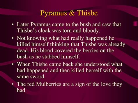 Thisbe: Pyramus's Beloved and the Tragedy of Miscommunication