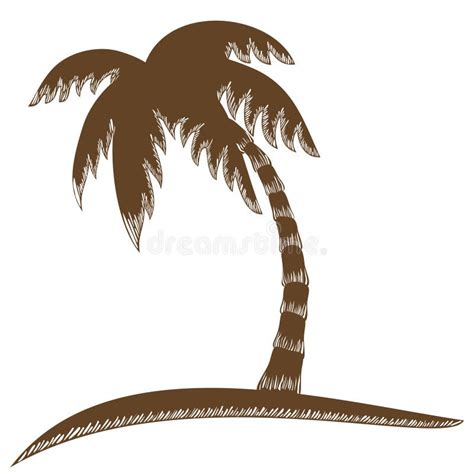 Coconut Palm Tree Stock Vector Illustration Of Engrave 94527068