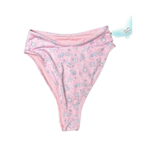 Frankie S Bikinis Swim Frankies Bikinis X Victorias Secret Estella Pink Bikini Bottoms