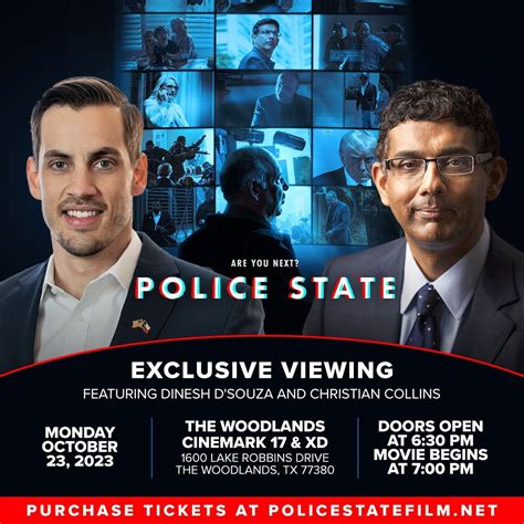 Dinesh D'Souza “POLICE STATE” Movie Exclusive Showing — Montgomery ...