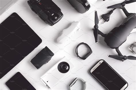 gadgets background | Technology Stock Photos ~ Creative Market