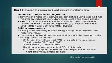 ambulatory blood pressure monitoring