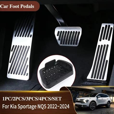 Car Foot Pedals For Kia Sportage NQ5 2022 2023 2024 Non Slip Car