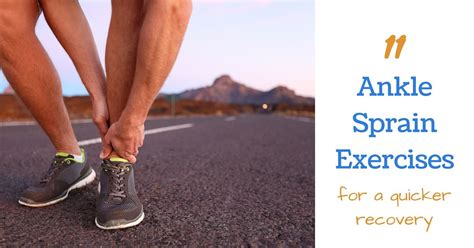 11 Ankle Sprain Exercises For A Quicker Recovery Sprained Ankle