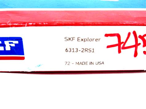 NEW SKF 6313-2RS1 BALL BEARING 63132RS1 - SB Industrial Supply, Inc.