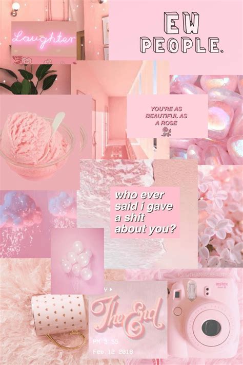 Pink Aesthetic Collage Wallpapers Top Free Pink Aesthetic Collage Images