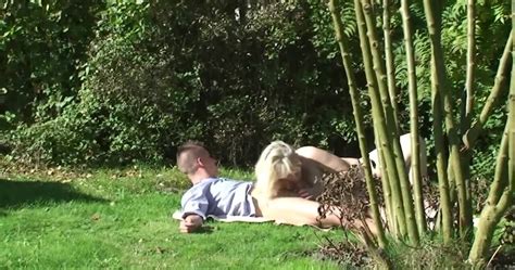 Czech BBW Rides Dick Of Her Daughter S BF Outdoors ZB Porn