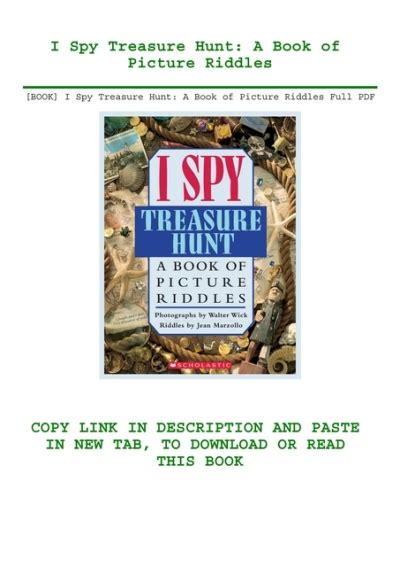 [BOOK] I Spy Treasure Hunt A Book of Picture Riddles Full PDF