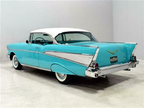 1957 Chevrolet Bel Air 9826 Miles Tropical Turquoise Hardtop 283 Cubic Inch V8 For Sale