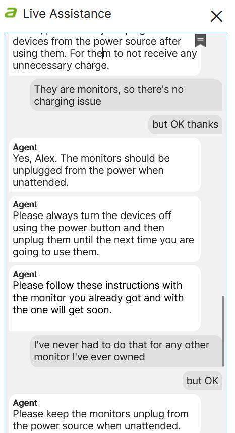 Acer Support Telling Me Monitors Are Meant To Be Unplugged When Not In Use R Monitors