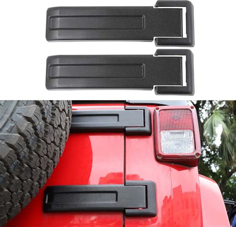 Amazon JeCar Tailgate Hinge Cover For 2007 2017 Jeep Wrangler JK