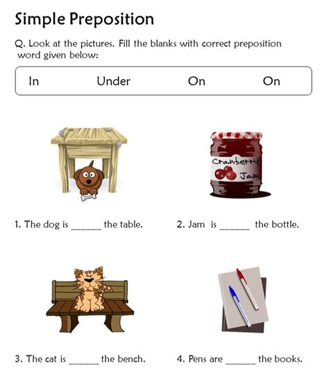 Preposition English Assignment Teachmint