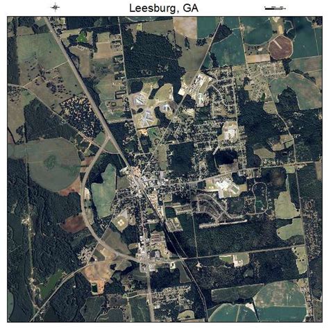 Aerial Photography Map of Leesburg, GA Georgia