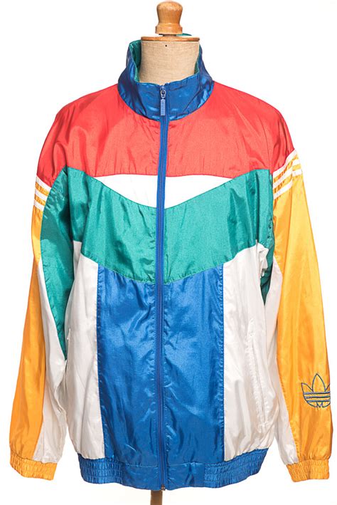 Kurtka ortalionowa Adidas vintage lata 90-te L/XL - Vintage Store