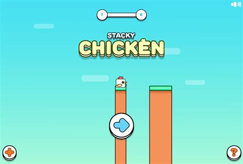 🕹️ Play Stacky Chicken Game Free Online Idle Clicker Bridge Building