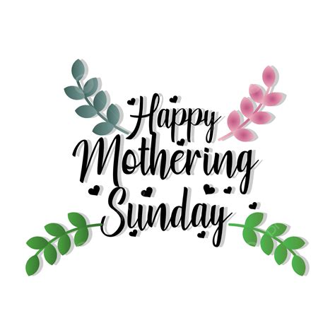 Happy Sunday Vector Art Png Happy Mothering Sunday Design Happy