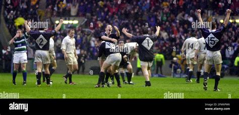 Six Nations Scotland V England At Murryfield 2400 Scotland Win Stock