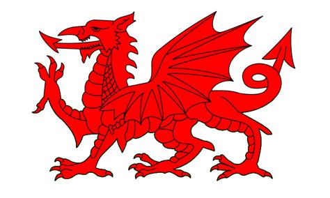 Welsh Dragon Welsh Flag Wales Flag